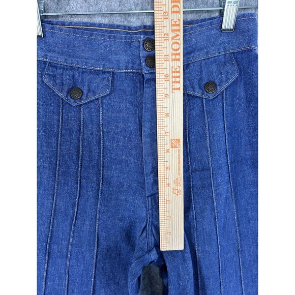 Vtg 70's Taylorsville Denim Jeans Women's Girl's Bell Bottoms Flare Size 0 USA - Picture 7 of 10